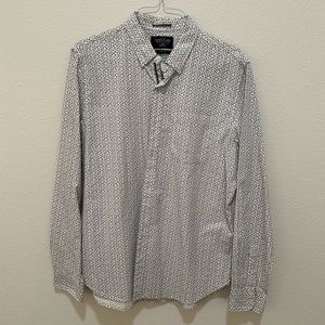 (SOLD) Denim & Flower XL Slim Fit button down long sleeve shirt